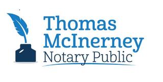 T McInerney, Notary Public